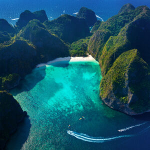 phi phi island, maya island and bamboo island speedboat day tour
