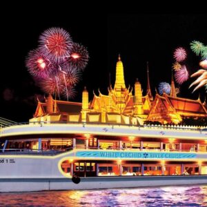 chao phraya white orchid cruise in bangkok