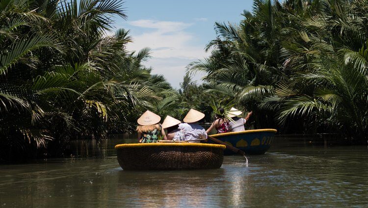 coconut forest basket boat ride experience in hoi an coconut forest basket boat ride experience in hoi an