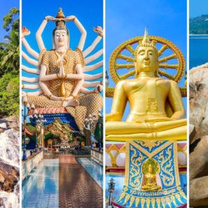 koh samui big buddha & wat plai laem half day tour