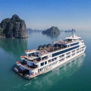 ambassador day cruise: ha long bay tour with sung sot & ti top